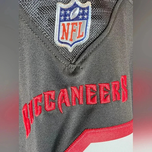 Men's Nike Tom Brady Pewter Tampa Bay Buccaneers Alternate Vapor Limited Jersey - Picture 3 of 5